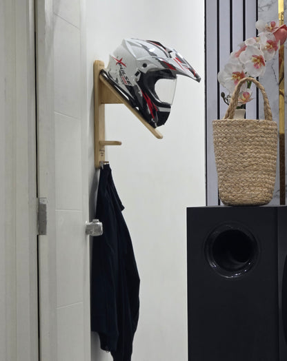 Wall Mounted Helmet Holder