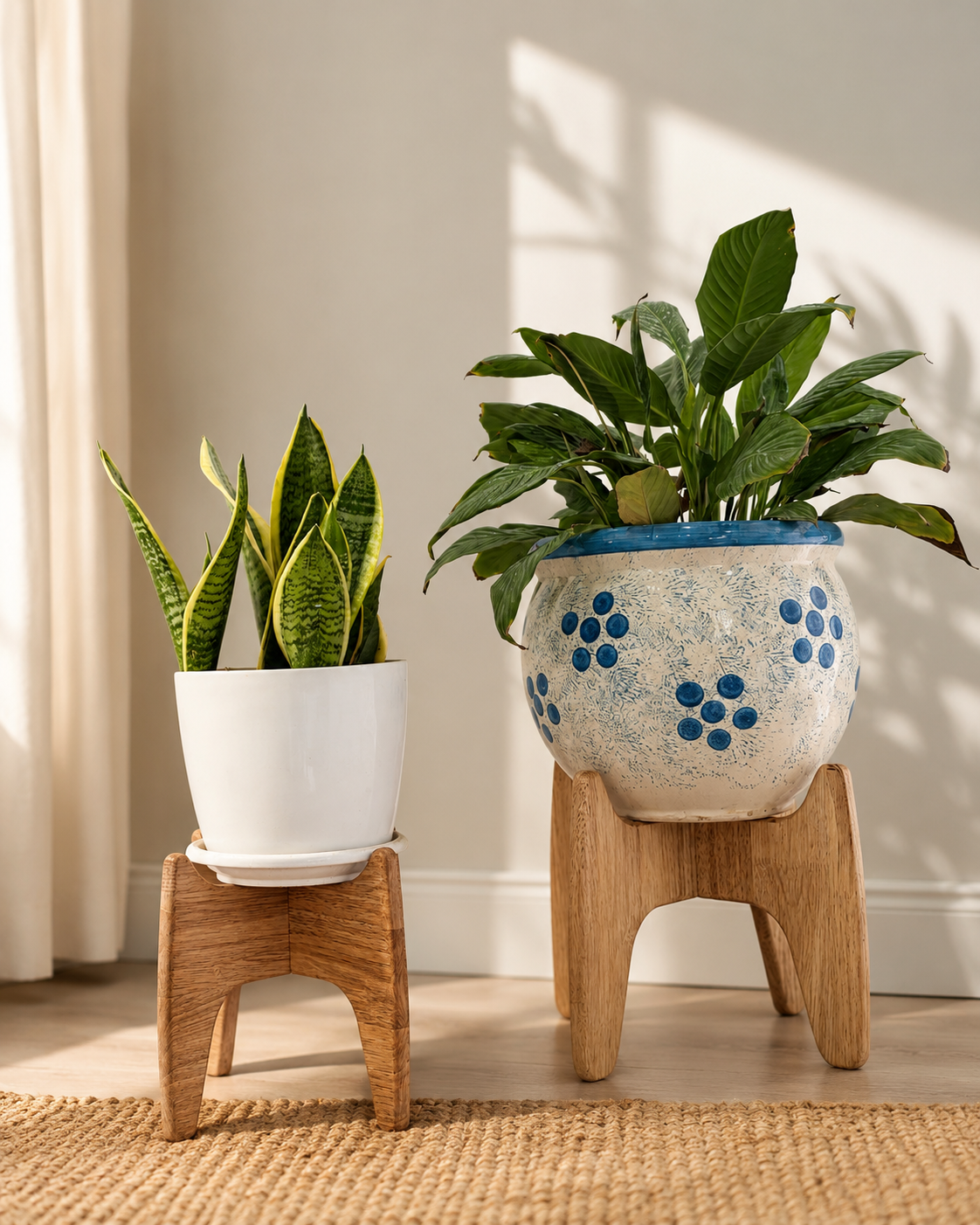 Wooden Planter Stand