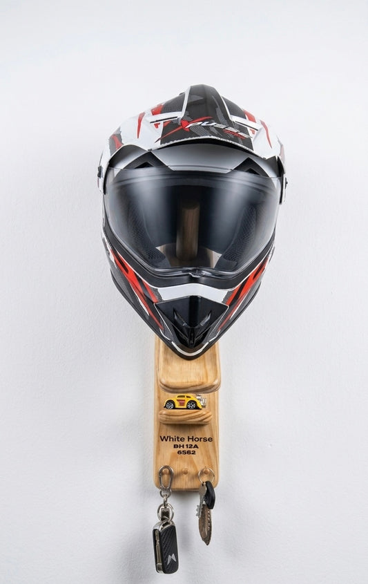 Wall Mounted Helmet Holder